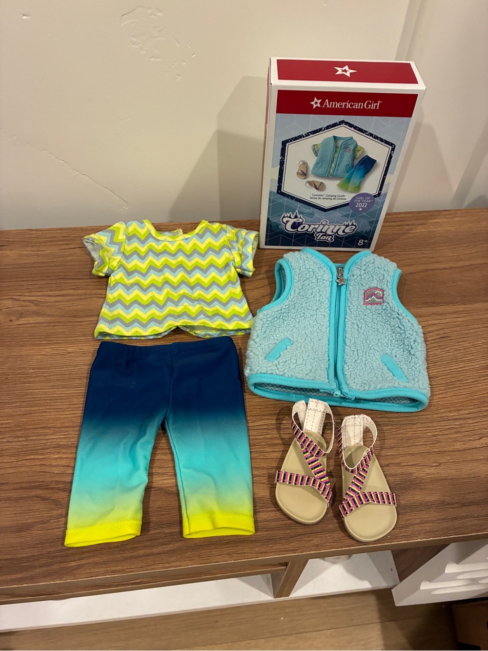American Girl Corinne Tan Camping Outfit